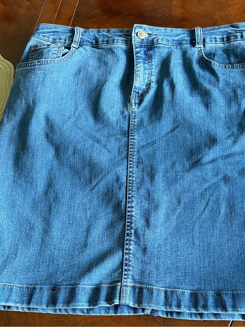 New Charter Club Classic Blue Denim Skirt!
